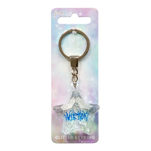 Nøglering Glitter Star Viktor