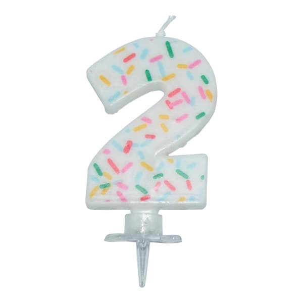 Tårtljus SPRINKLES 2 år