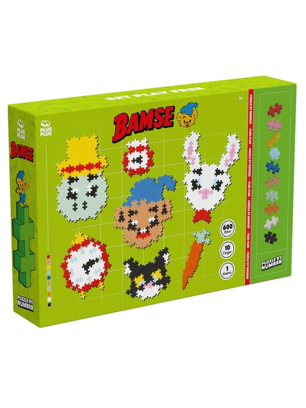 Plus-Plus Bamse & Ystävät 600 kpl