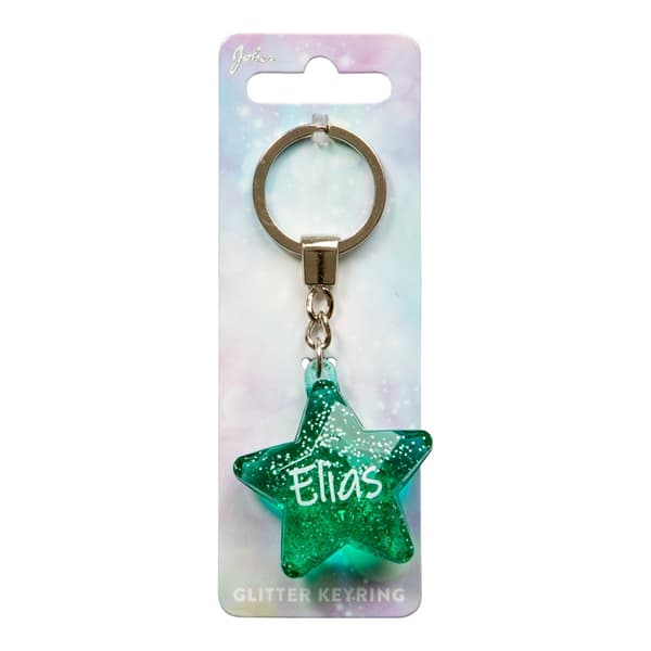 Nøglering Glitter Star Elias