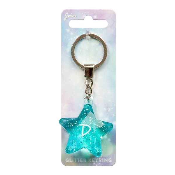 Avaimenperä Glitter Star D