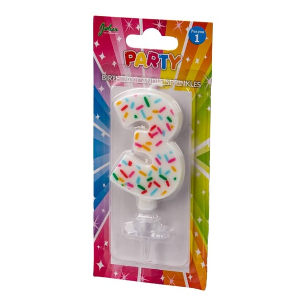 Kagelys SPRINKLES 3 år