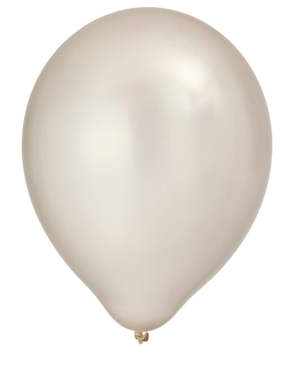 Ilmapallot 30 cm Pearl White 8 kpl