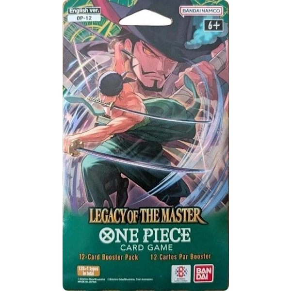 legacy of the master booster box Japanese One Piece Legacy of the Master Booster Box (OP-12) main image 1
