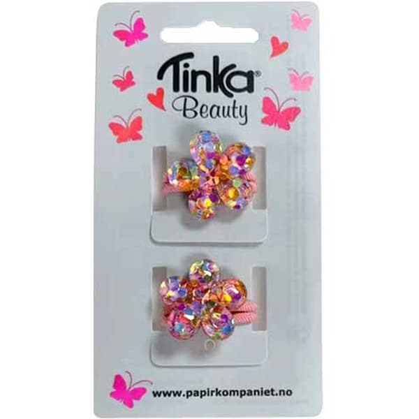 Hårsnodd Blomma Rosa - Tinka