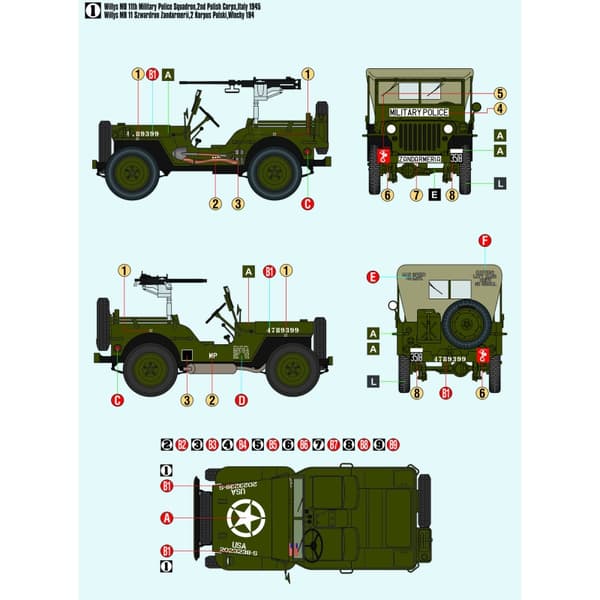 1/4 Ton Lastbil 'Willys' 1:35