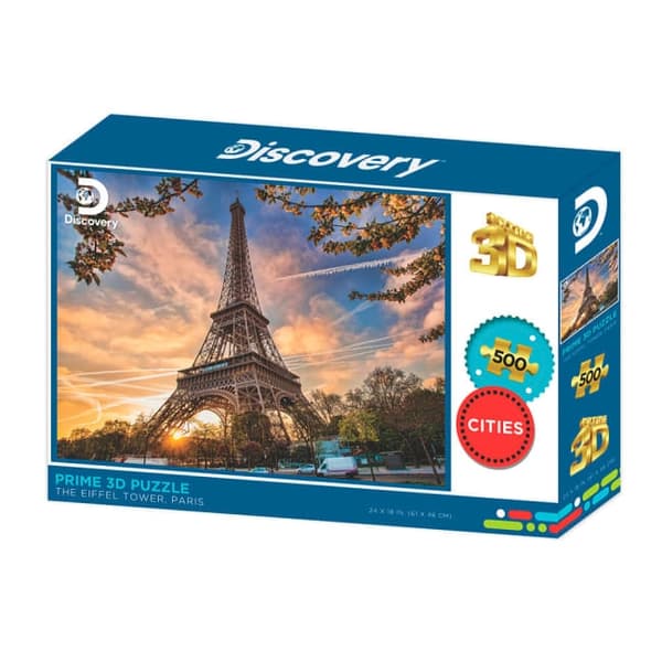 Prime 3D Pussel Eiffel Tornet Paris, 500 Bitar