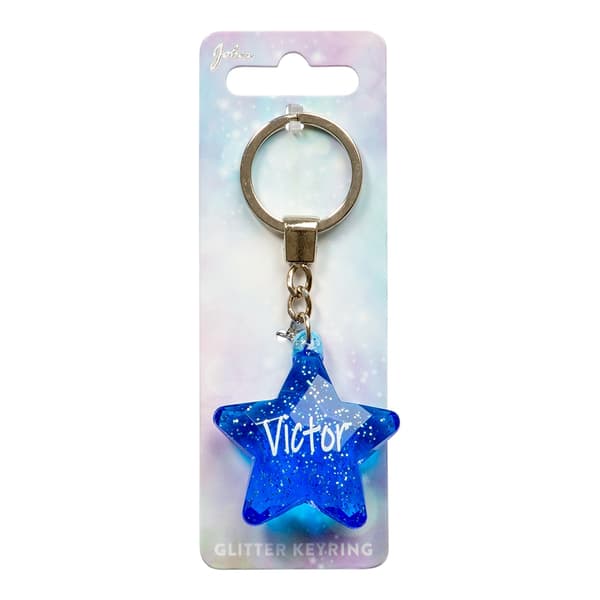 Avaimenperä Glitter Star Victor