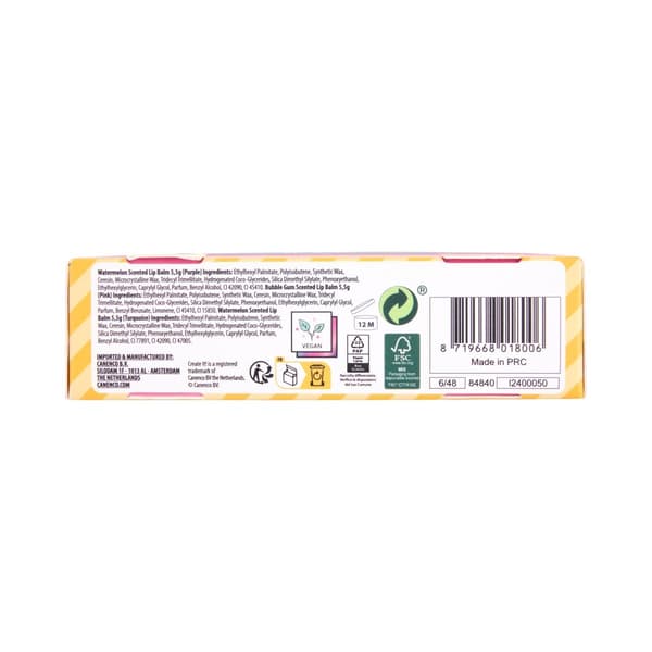Create It! Candy Lip Balm Sippercup, 3-pak