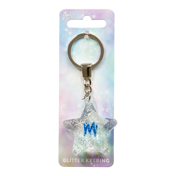 Nøglering Glitter Star M