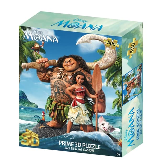 Prime 3D Pussel Disney Moana, 500 Bitar