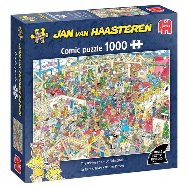 Jan van Haasteren - Vintermarked, 1000 brikker
