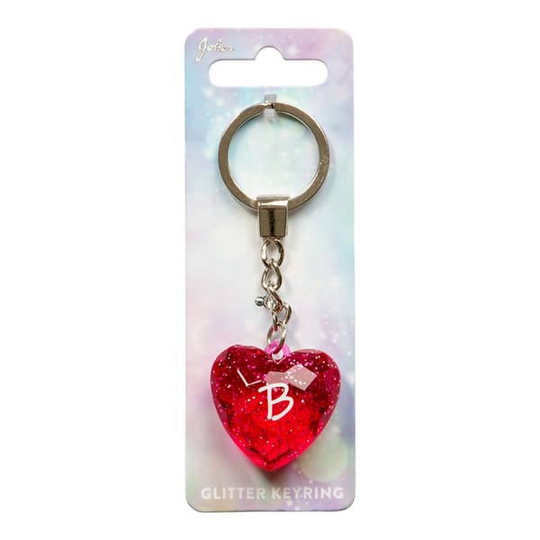 Avaimenperä Glitter Heart B
