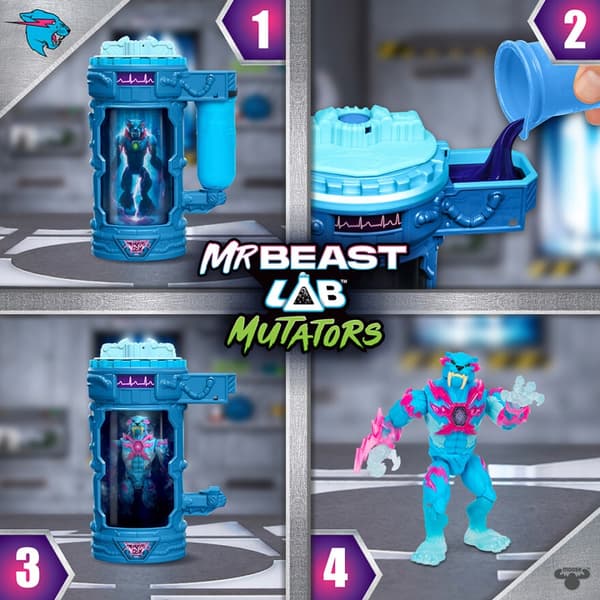 Mr. Beast Lab Mutators Mutation Chamber, Lightning Panther