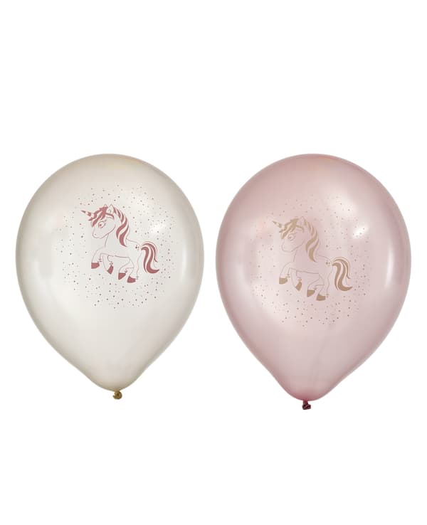 Ilmapallot 30 cm Unicorn 8 kpl
