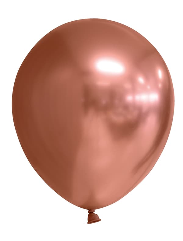 Balloner 30 cm Mirror Copper 6-pak
