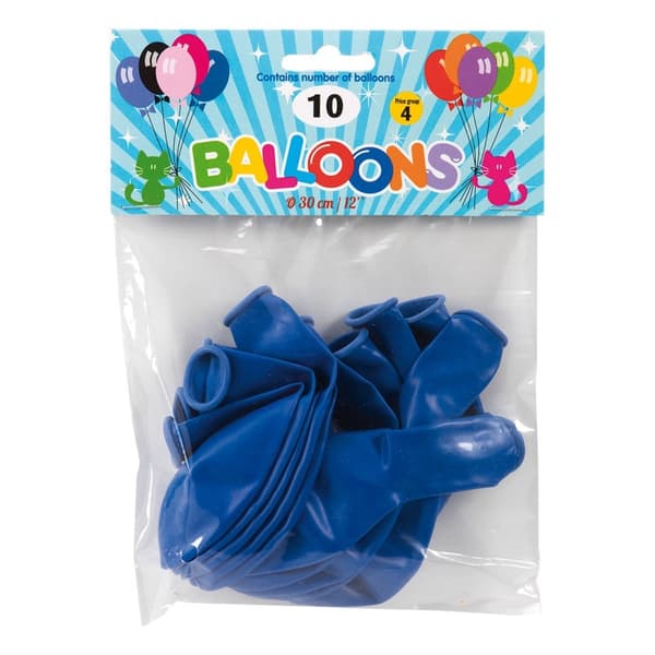 Ilmapallot 30 cm Royal Blue 10 kpl