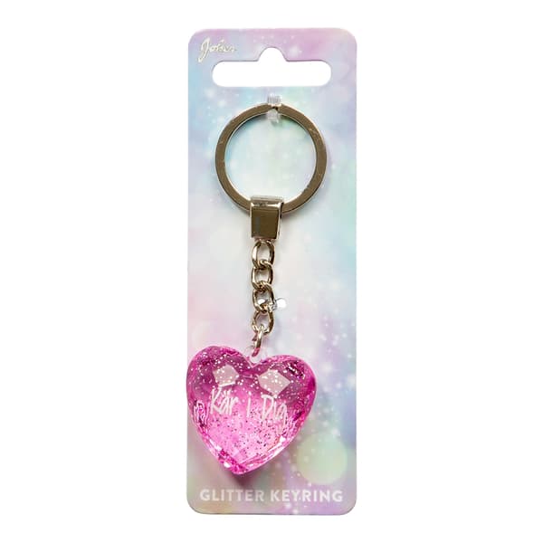 Nøglering Glitter Hjerte Forelsket I Dig