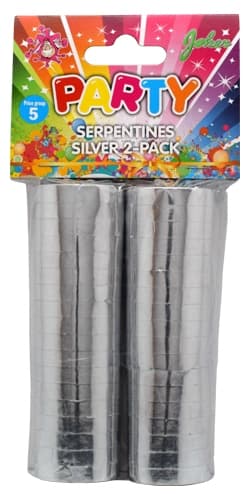 Serpentiner Sølv 2-pak