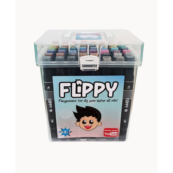 Fiberpenne Flippy 48-pak