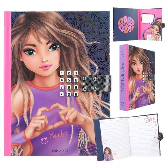 TOPModel Dagbog med Kode & Musik NIGHT LIGHT