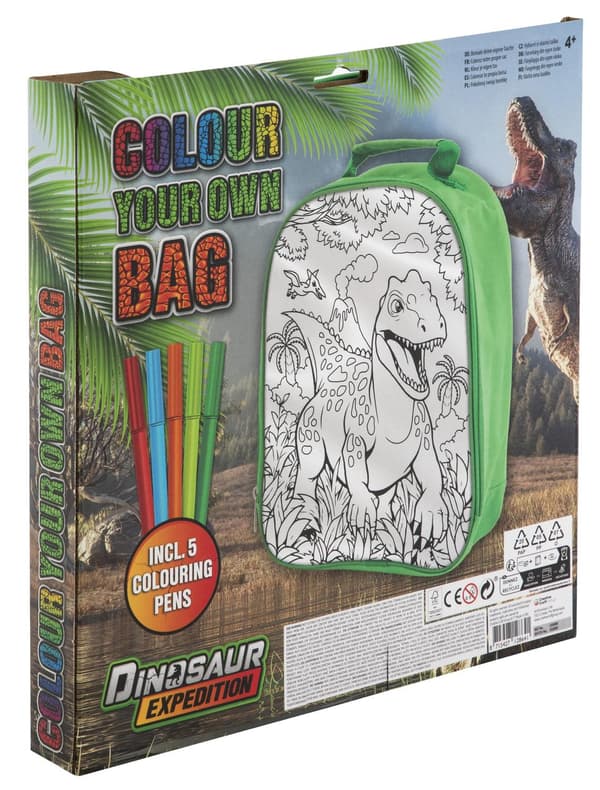 Rygsæk Dinosaur Farvelægning