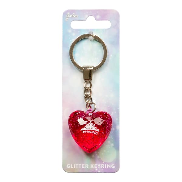 Avaimenperä Glitter Heart Princess