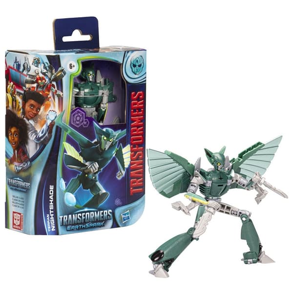 Transformers Earthspark  Figur 13 cm Nightshade