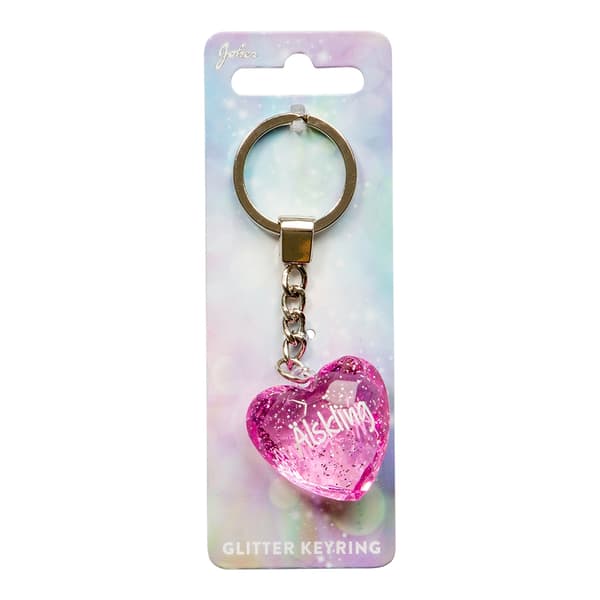 Avaimenperä Glitter Heart Älskling