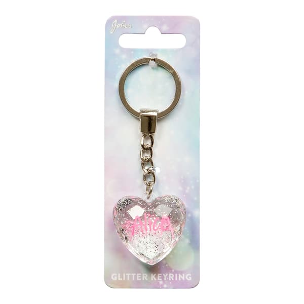 Avaimenperä Glitter Heart Alice