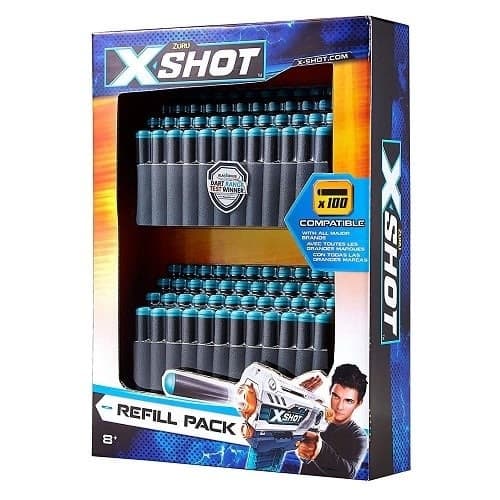 X-Shot Excel Refill Pile, 100 stk