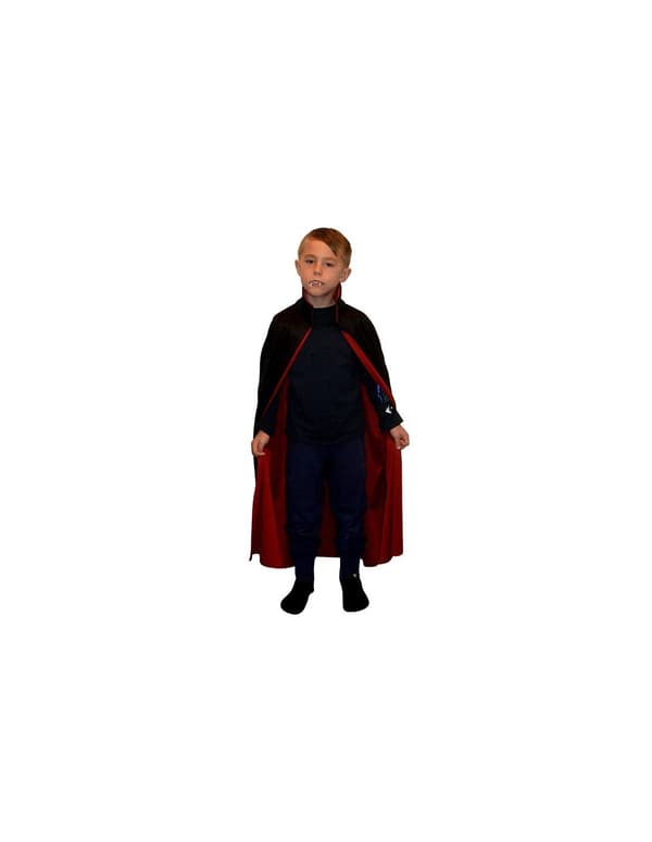Dracula Cape Black Størrelse 122-134