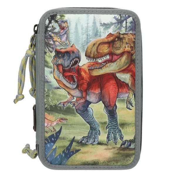 Dino World Trippelpennfodral BITE