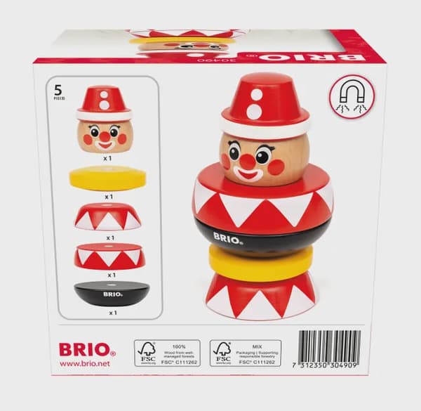 Brio Magnetisk Stabel Klovn