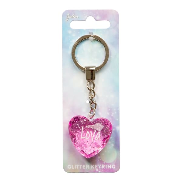 Avaimenperä Glitter Heart Lova