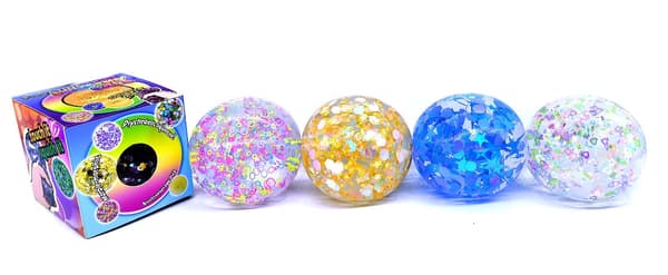 Klembold glitter, 5 cm