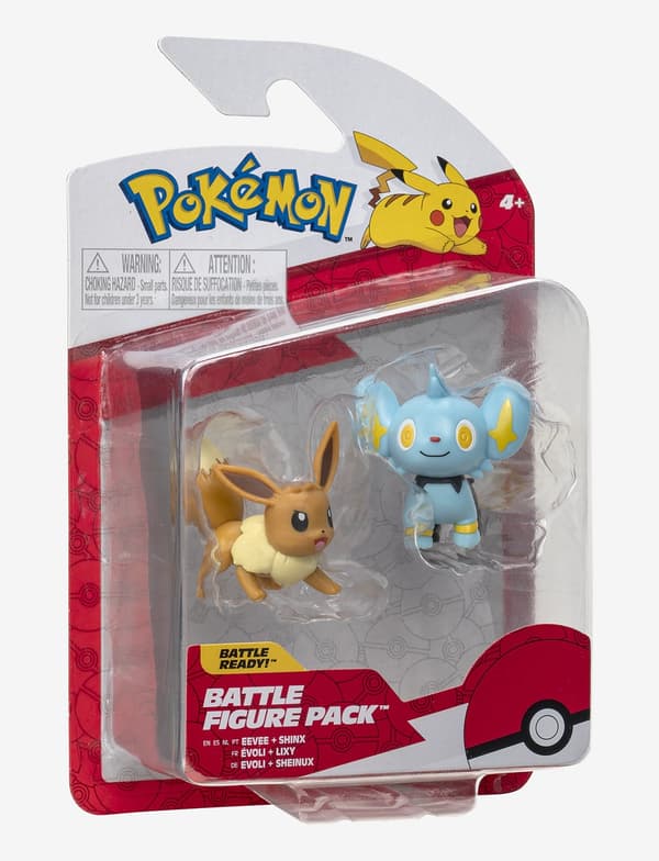 Pokémon Battle Figur Eevee & Shinx