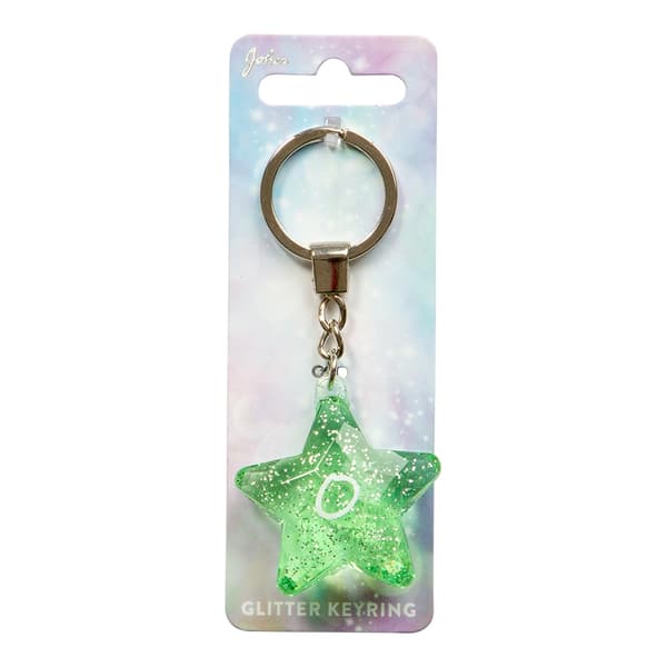 Avaimenperä Glitter Star O