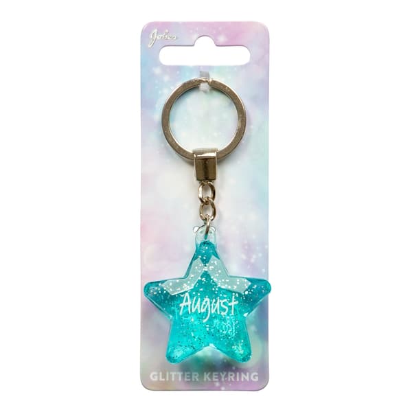 Avaimenperä Glitter Star August