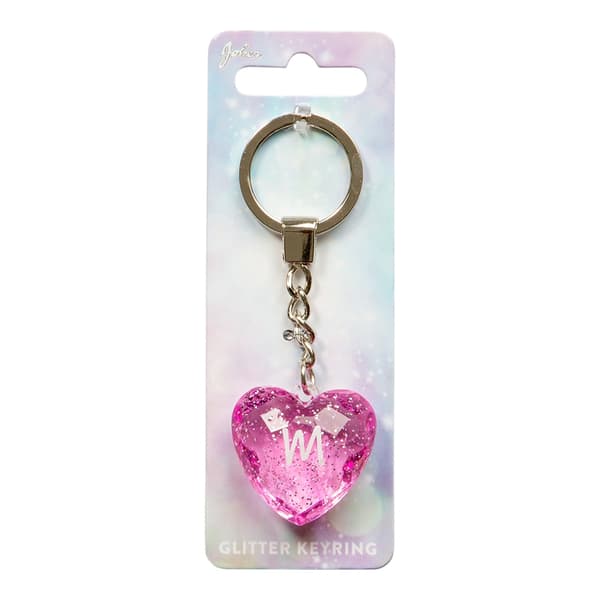 Avaimenperä Glitter Heart M