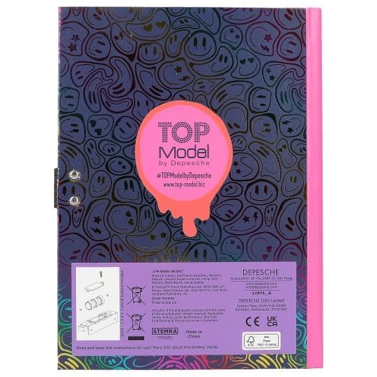 TOPModel Dagbog med Kode & Musik NIGHT LIGHT