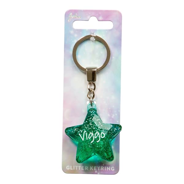Nøglering Glitter Star Viggo