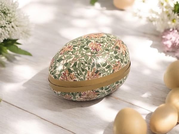 Påskägg William Morris, Honeysuckle, 15 cm