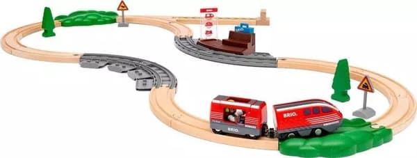 Brio Pull Back Train Set