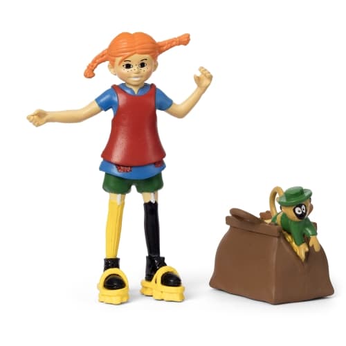 Pippi Langstrømpe Figur Sæt - Micki