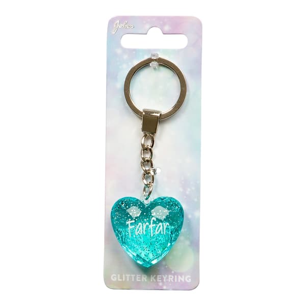 Avaimenperä Glitter Heart Ukki