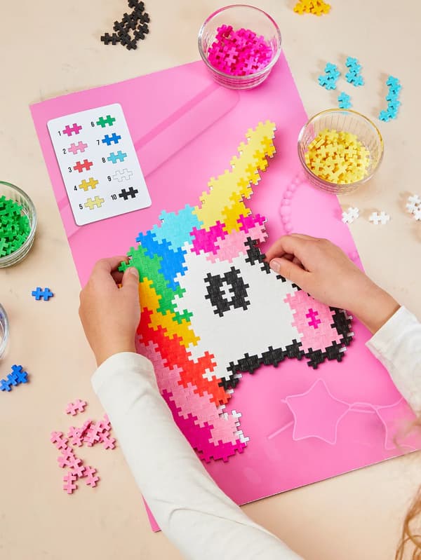 Plus-Plus Puzzle By Number Enhjørning 250 stk