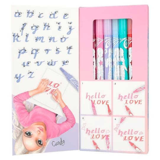 TOPModel Kalligrafi- & Finelinerpennor,8-pack