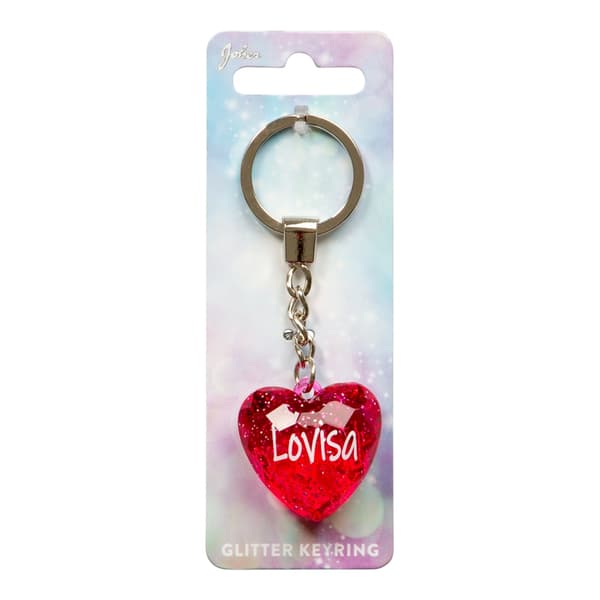 Avaimenperä Glitter Heart Lovisa