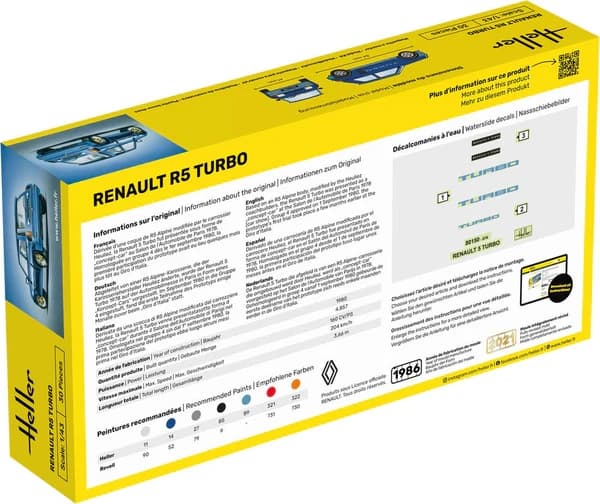 Starter Kit Renault R5 Turbo 1:43